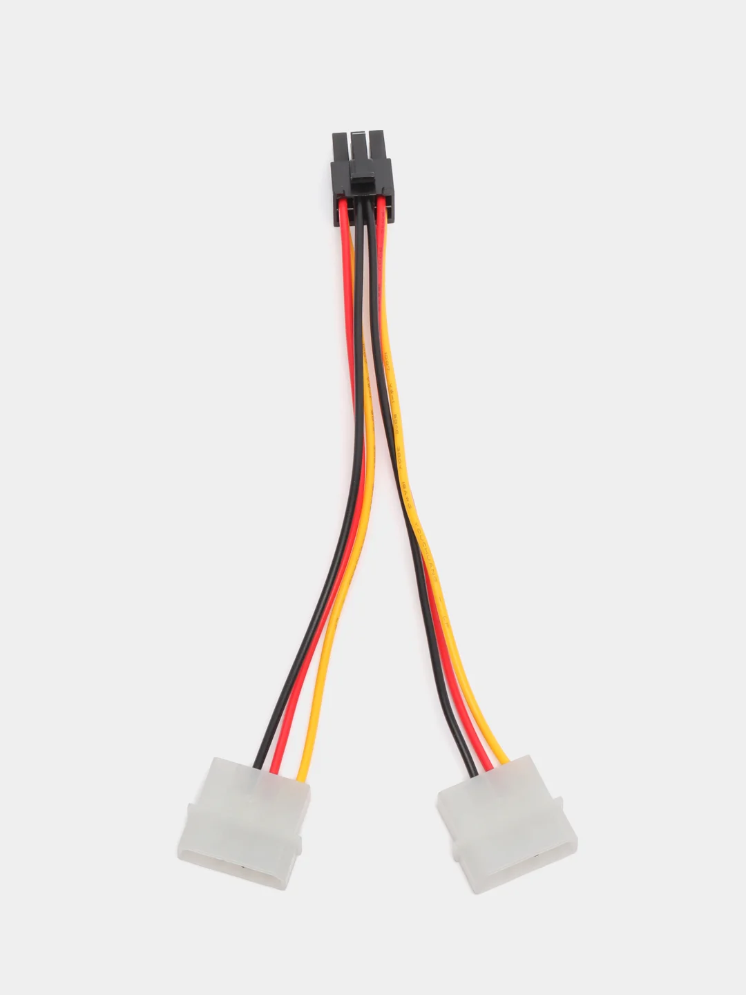 Переходник питания для видеокарт 2x Molex (М) 4pin к 6Pin, доп питание PCI-E, кабель