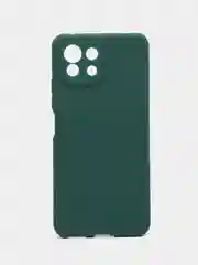 Зеленый чехол Mi 11 Lite, Xiaomi 11 Lite 5G NE, Сяоми 11 Лайт 5G НЕ, силиконовый цветной матовый