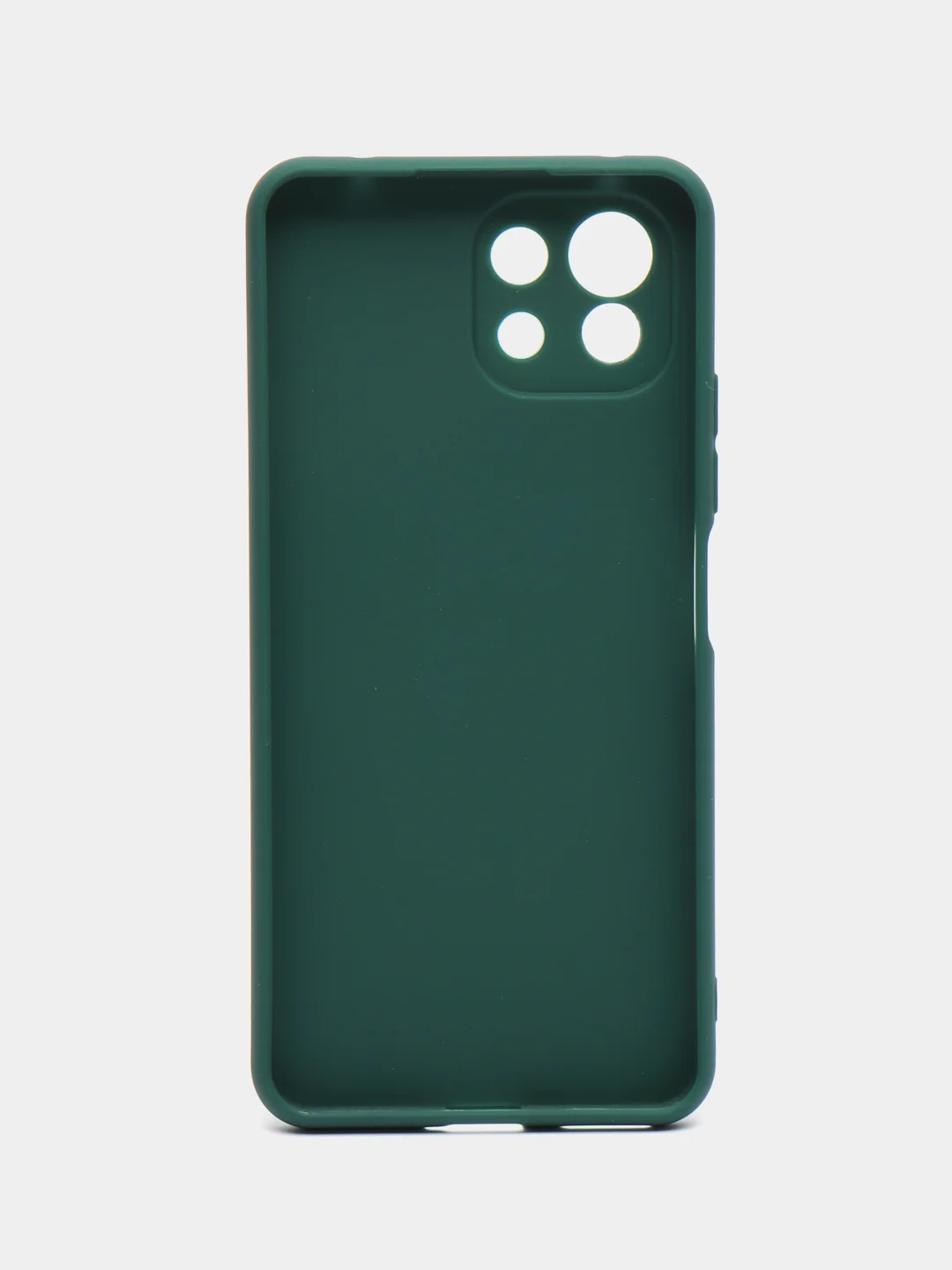 Зеленый чехол Mi 11 Lite, Xiaomi 11 Lite 5G NE, Сяоми 11 Лайт 5G НЕ, силиконовый цветной матовый