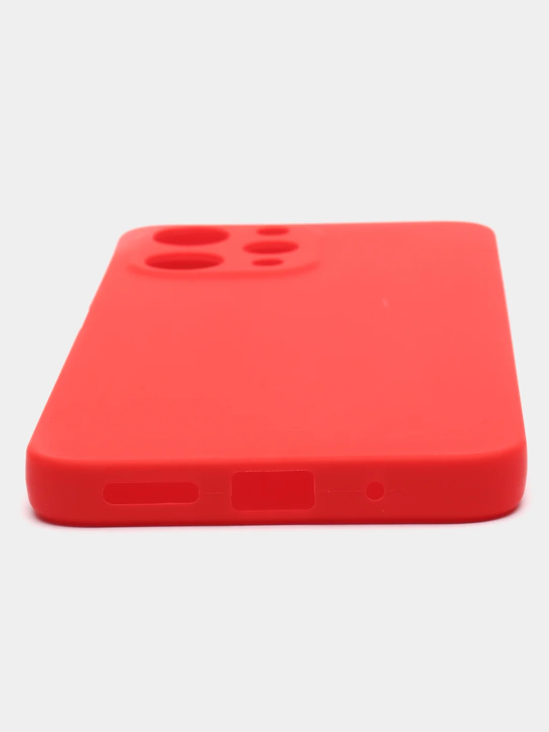 Алый чехол для Xiaomi Redmi 12 / Сяоми Редми 12, силиконовый, матовый