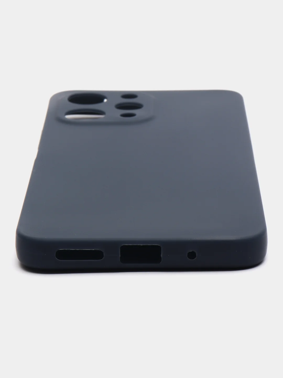 Темно-синий чехол для Xiaomi Redmi 12 / Сяоми Редми 12, силиконовый, матовый