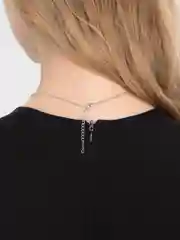 Конфетный цепочка на шею, женская, "Сердце"