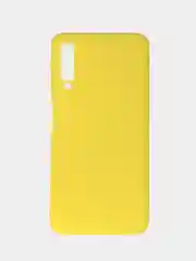 Желтый чехол Samsung Galaxy A7 2018 (A750), Самсунг Галакси А7 2018 (А750), силиконовый
