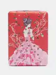 Коралловый карманное зеркало, косметическое, складное, с увеличением