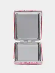 Коралловый карманное зеркало, косметическое, складное, с увеличением