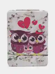 Фиолетовый карманное зеркало, косметическое, складное, с увеличением