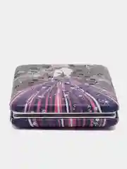 Фиолетовый карманное зеркало, косметическое, складное, с увеличением
