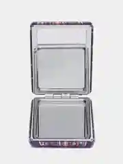 Фиолетовый карманное зеркало, косметическое, складное, с увеличением