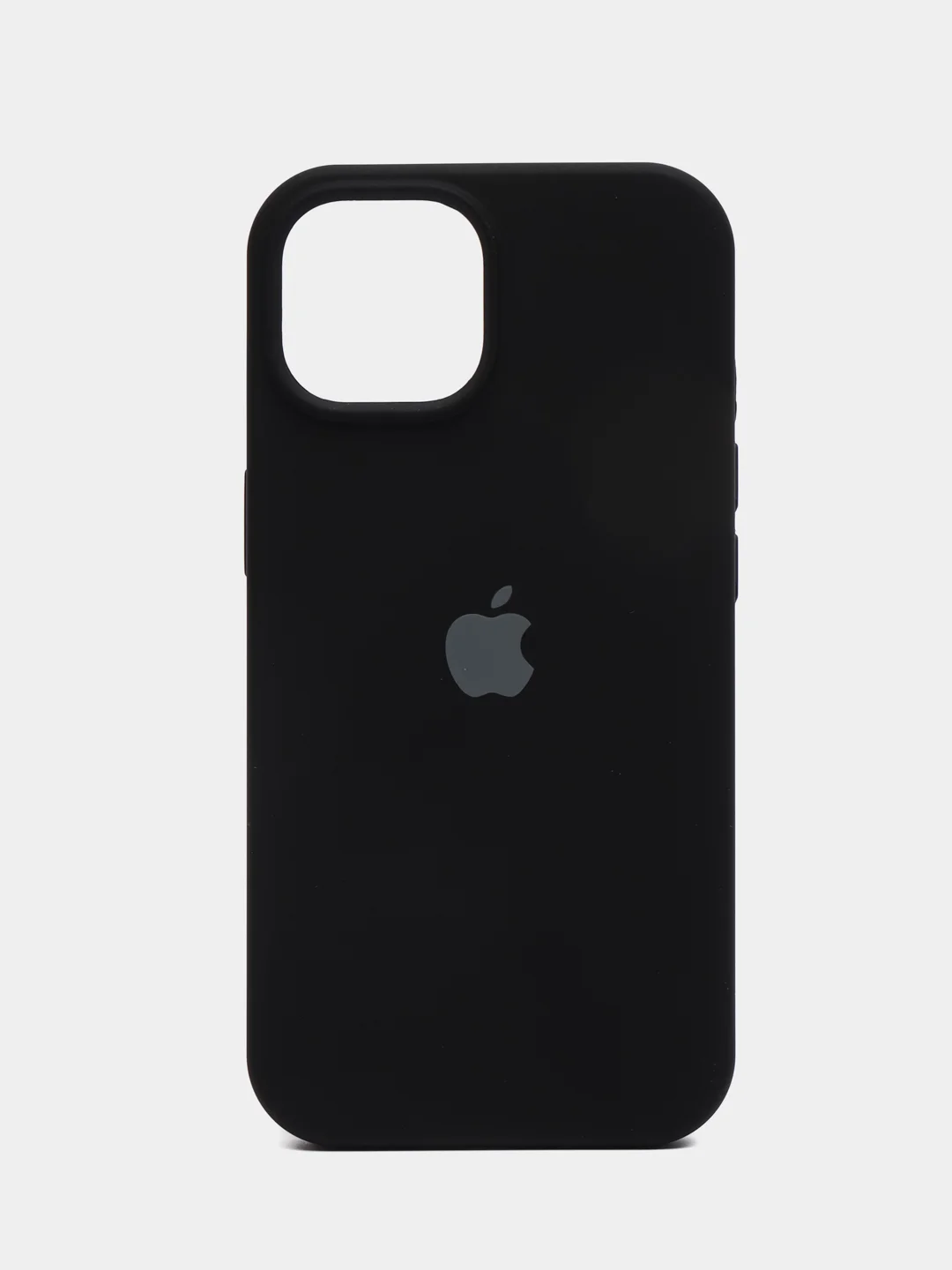 Черный чехол Silicone Case ( Чехол силиконовый ) для iPhone 15, 15 Pro, 15 Pro Max, 15 Plus