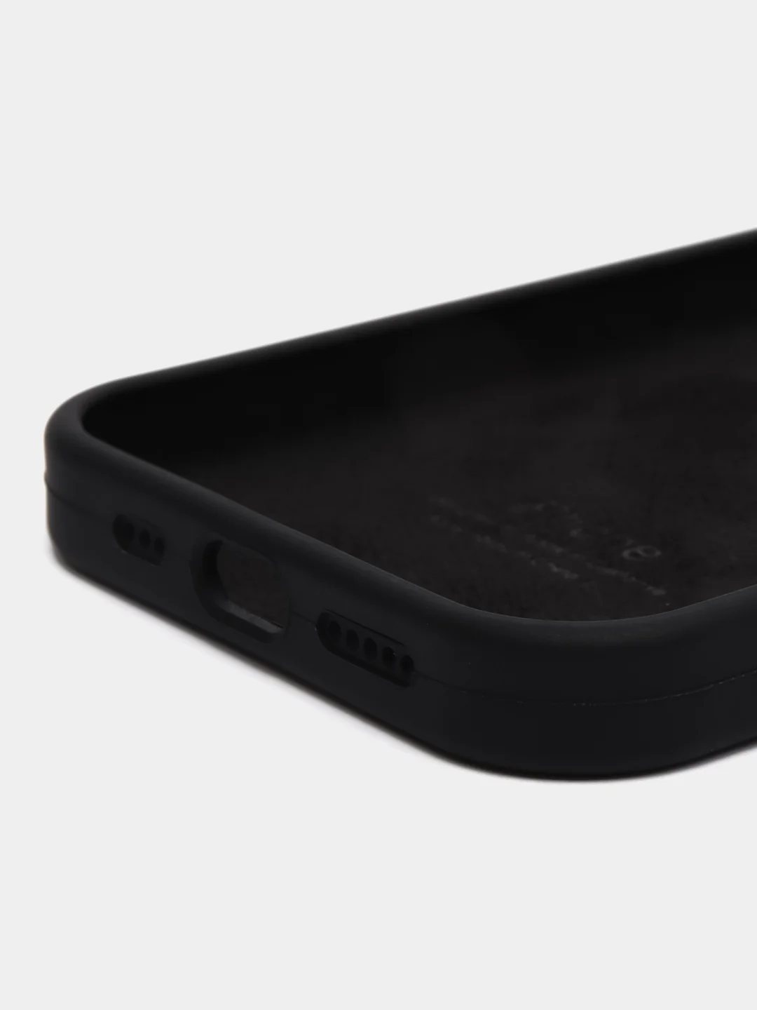 Черный чехол Silicone Case ( Чехол силиконовый ) для iPhone 15, 15 Pro, 15 Pro Max, 15 Plus