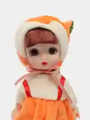 Коричневый кукла шарнирная, 16 см