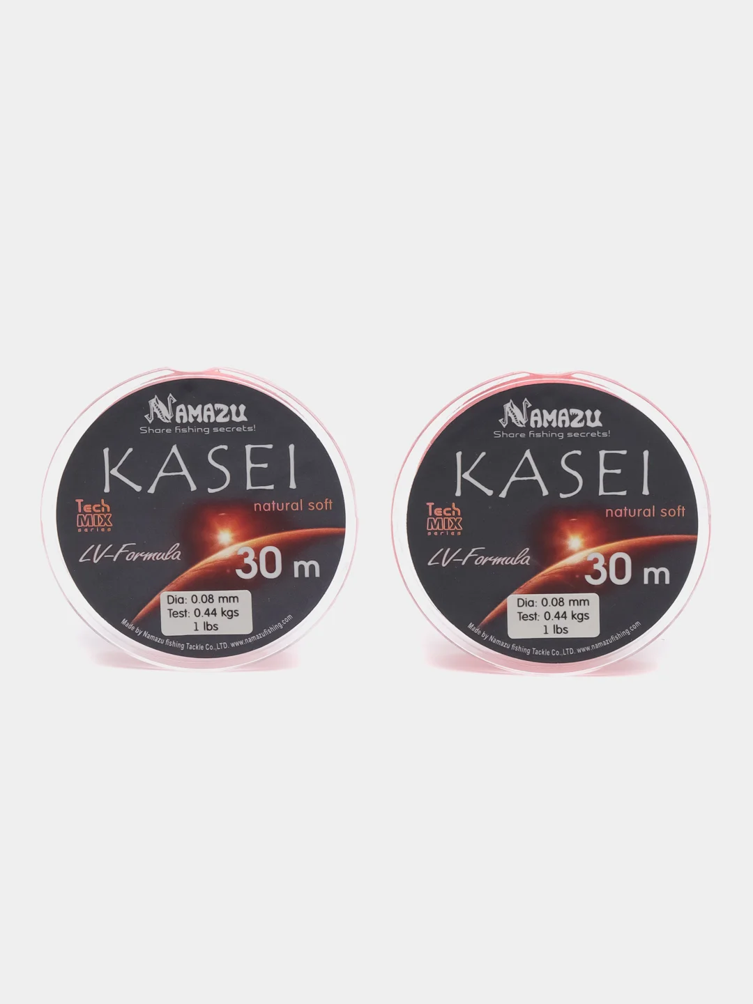 Леска зимняя монофильная Kasei, 30 м, набор 2 шт