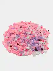 Розовый 3d-конструктор от 1500 деталей, детский конструктор из мини-блоков/ куроми / панда / аниме