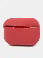 Алый силиконовый чехол для наушников AirPods Pro