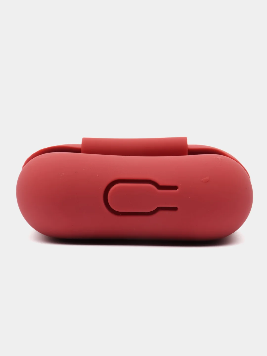 Алый силиконовый чехол для наушников AirPods Pro