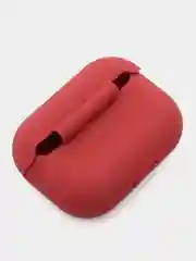 Алый силиконовый чехол для наушников AirPods Pro