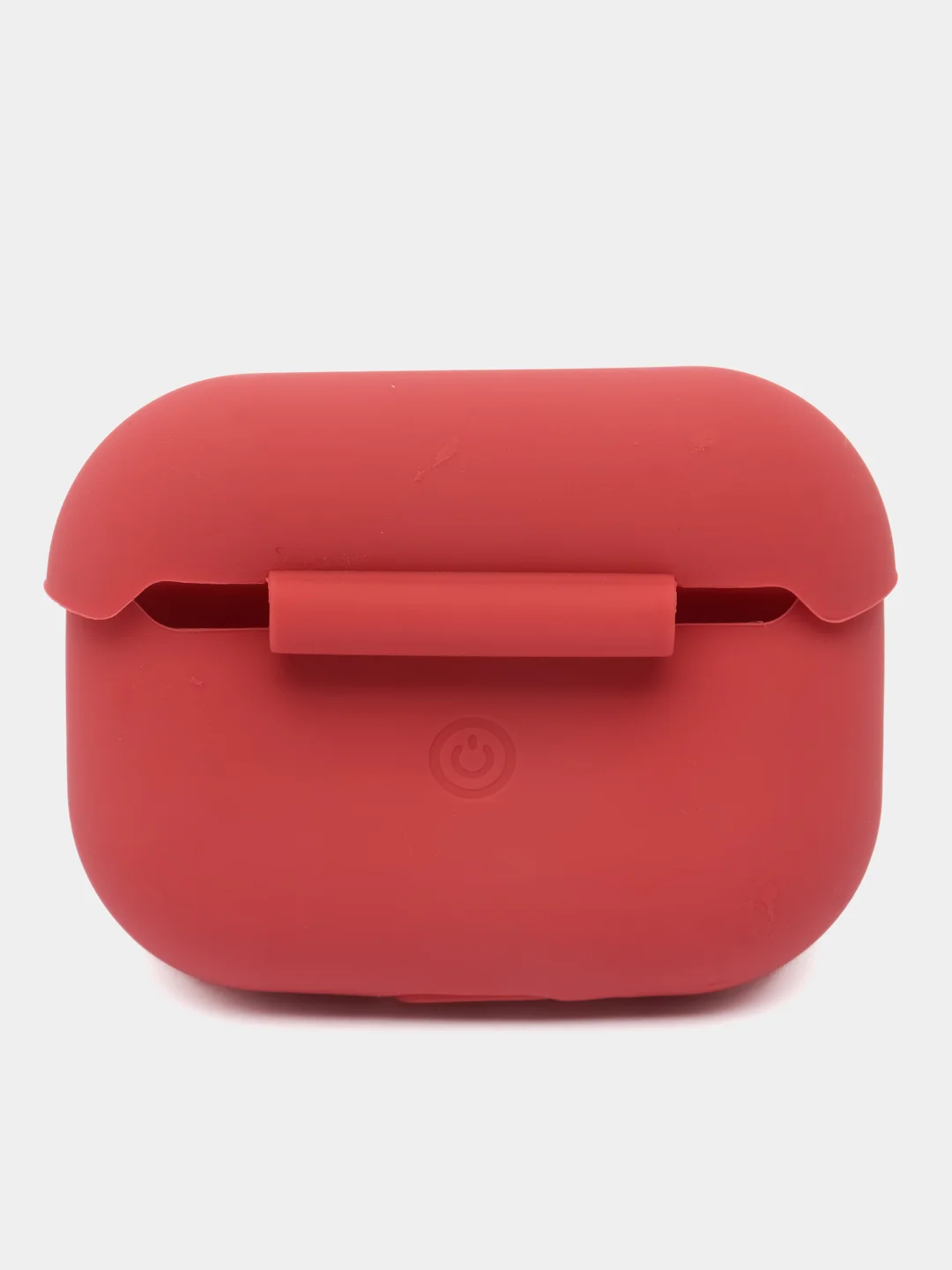 Алый силиконовый чехол для наушников AirPods Pro