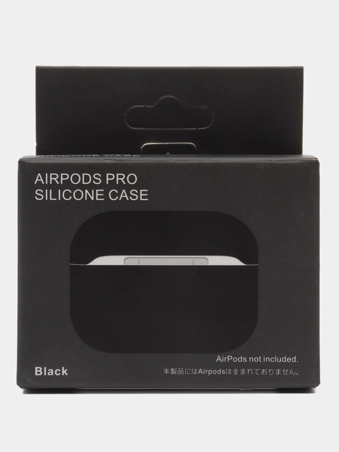 Черный силиконовый чехол для наушников AirPods Pro