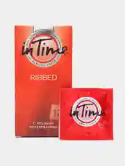 Презервативы in Time Ribbed с ребрами, 12 шт