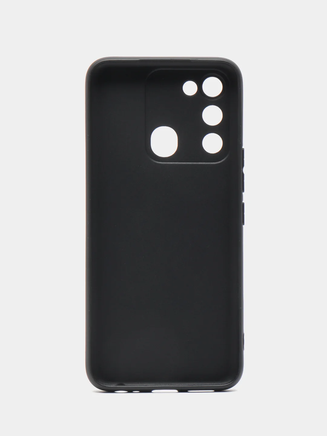 Черный чехол силиконовый на Tecno Spark 8C и Tecno Go 2022 (Текно Спарк 8С и Текно Го 2022)