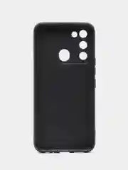 Черный чехол силиконовый на Tecno Spark 8C и Tecno Go 2022 (Текно Спарк 8С и Текно Го 2022)