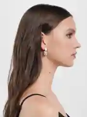 Белый серьги вечерние, женские