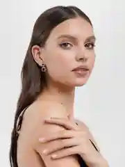 Черный серьги вечерние, женские