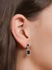 Черный серьги вечерние, женские