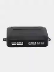 Белый парктроник на автомобиль, датчики парковки, 4 шт, с LED дисплеем
