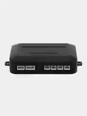 Серебряный парктроник на автомобиль, датчики парковки, 4 шт, с LED дисплеем