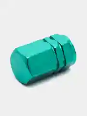 Зеленый колпачки автомобильные на ниппель, золотник для колес, шин машины металлические, 4 шт
