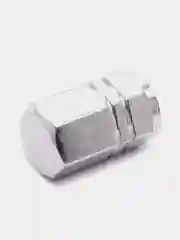 Серебряный колпачки автомобильные на ниппель, золотник для колес, шин машины металлические, 4 шт