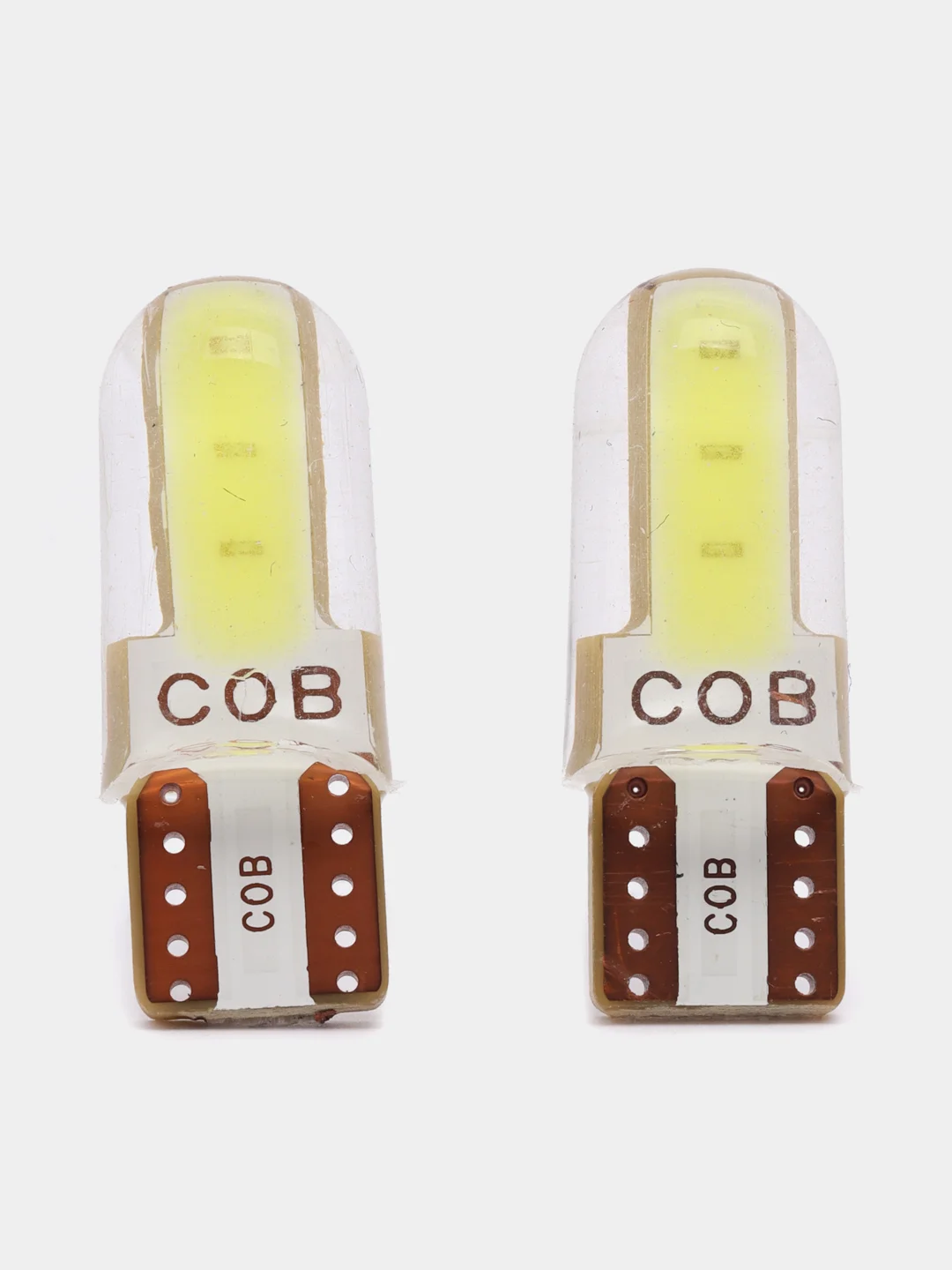 Белый автомобильная светодиодная габаритная LED лампа, T10 W5W для ДХО и фар и подцветки салона