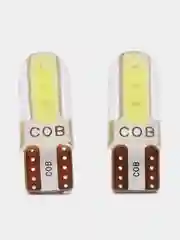 Белый автомобильная светодиодная габаритная LED лампа, T10 W5W для ДХО и фар и подцветки салона