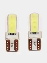 Белый автомобильная светодиодная габаритная LED лампа, T10 W5W для ДХО и фар и подцветки салона