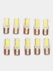 Белый автомобильная светодиодная габаритная LED лампа, T10 W5W для ДХО и фар и подцветки салона