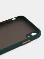 Морской iphone XR чехол матовый с цветными кнопками