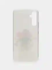 Кремовый чехол для Samsung Galaxy A34 / Самсунг Галакси А34, силиконовый, с рисунком