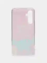 Фуксия чехол для Samsung Galaxy A54 / Самсунг Галакси А54, силиконовый, с рисунком