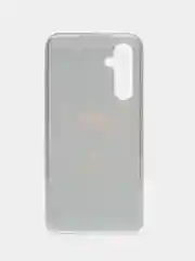 Тёмно-коричневый чехол для Samsung Galaxy A54 / Самсунг Галакси А54, силиконовый, с рисунком