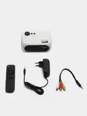 Белый проектор портативный LED Beverni Smart Mini Projector