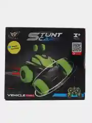 Салатовый машинка Stunt Car 360 трюковая, на пульте управления