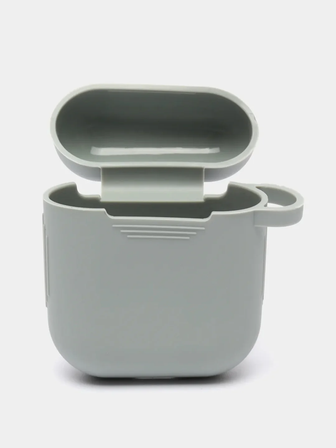 Серый силиконовый чехол для наушников AirPods 1 / 2 / TWS i9s i10 i11 i12 i13 i14 i15 i100