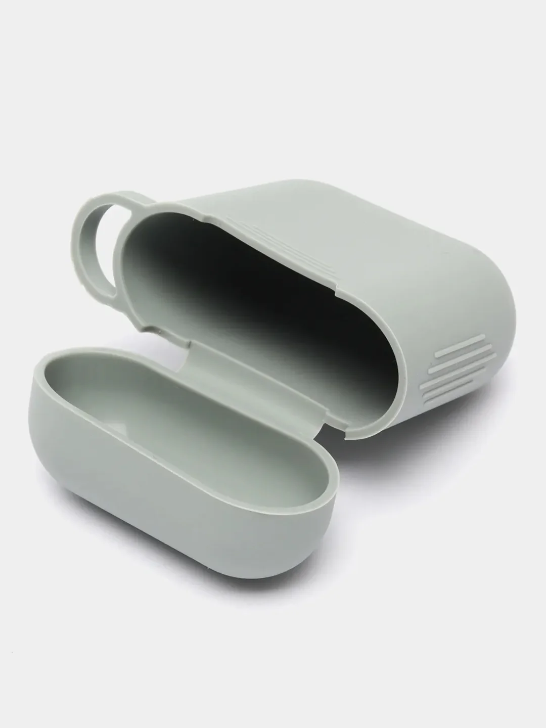 Серый силиконовый чехол для наушников AirPods 1 / 2 / TWS i9s i10 i11 i12 i13 i14 i15 i100