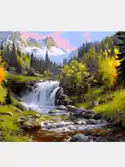 Зеленый алмазная мозаика живопись, без подрамника,на холсте