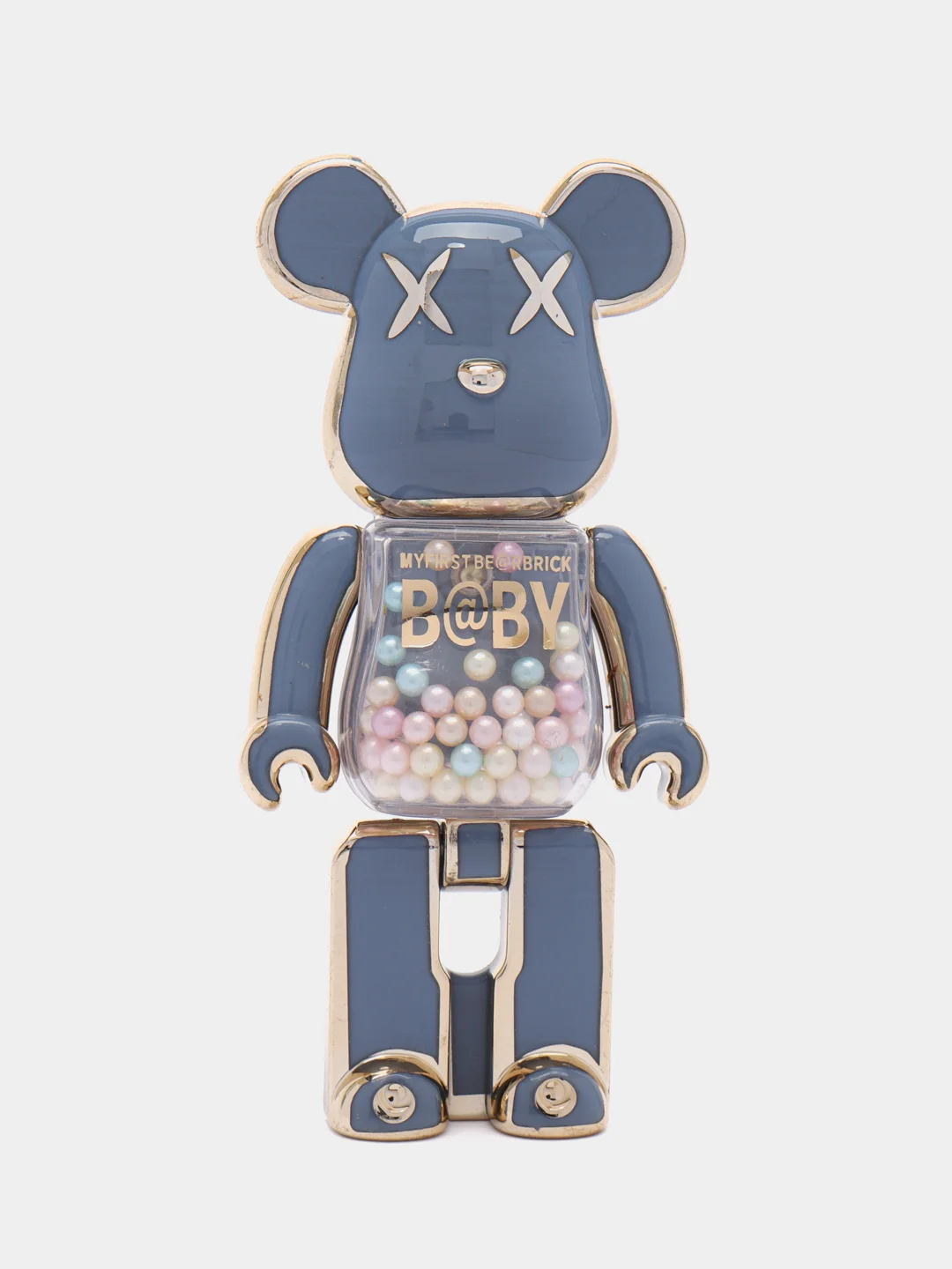 Голубой подставка, держатель для телефона, попсокет "Мишка" Bearbrick, 15 цветов