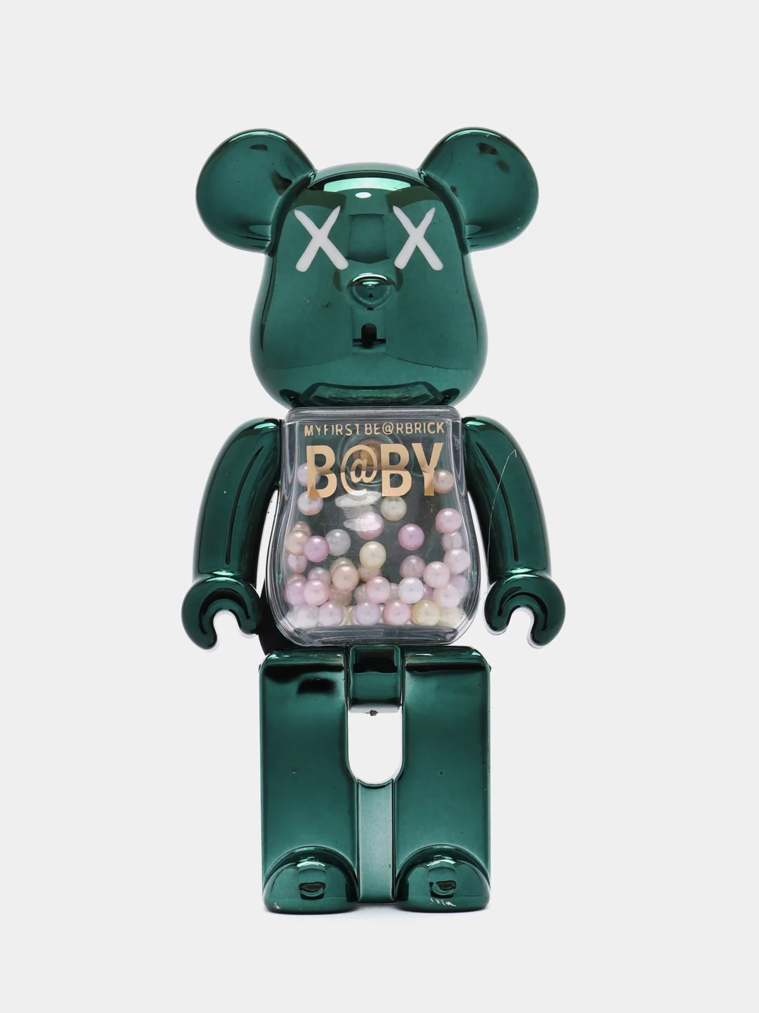 Зеленый подставка, держатель для телефона, попсокет "Мишка" Bearbrick, 15 цветов
