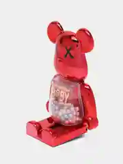 Красный подставка, держатель для телефона, попсокет "Мишка" Bearbrick, 15 цветов