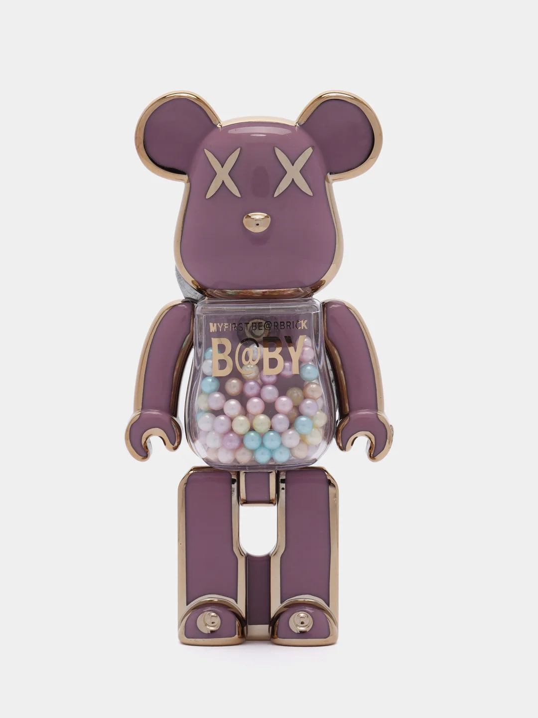 Лавандовый подставка, держатель для телефона, попсокет "Мишка" Bearbrick, 15 цветов