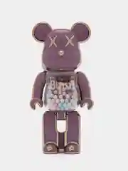 Лавандовый подставка, держатель для телефона, попсокет "Мишка" Bearbrick, 15 цветов